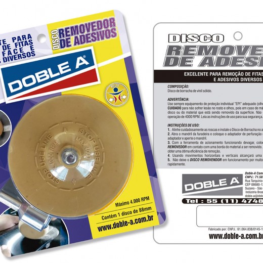 blister disco de remoção doble-a