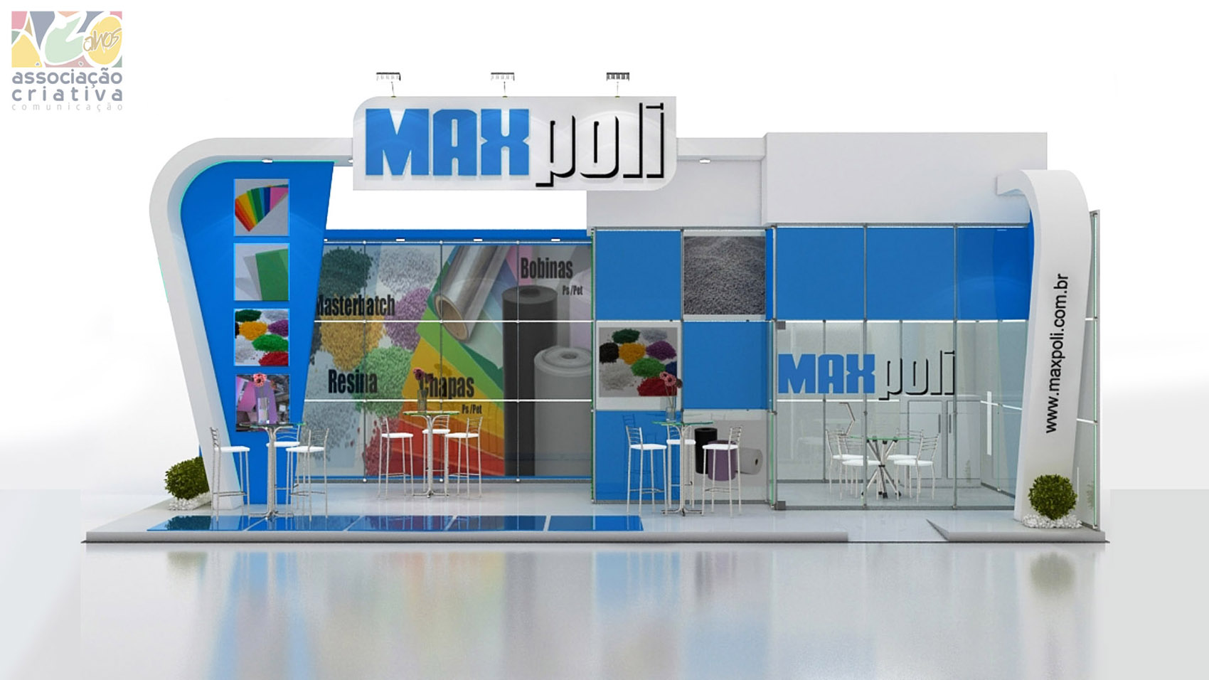 stand e envelopamentos maxipoli